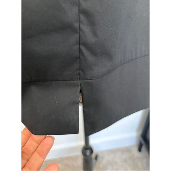 Até Italy Black Cotton Blend Sleeveless Structured Shell Top Size 44 US 8/10 - Picture 5 of 12